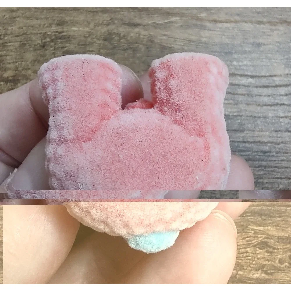 I Love Bunnies Topps Flocked Pink Bunny Spring Edition Z30